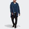 Adidas Спортивная куртка-парка Four-In-One, мужская верхняя одежда, синяя GR0594