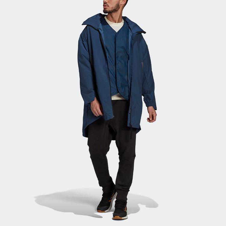 Adidas Спортивная куртка-парка Four-In-One, мужская верхняя одежда, синяя GR0594