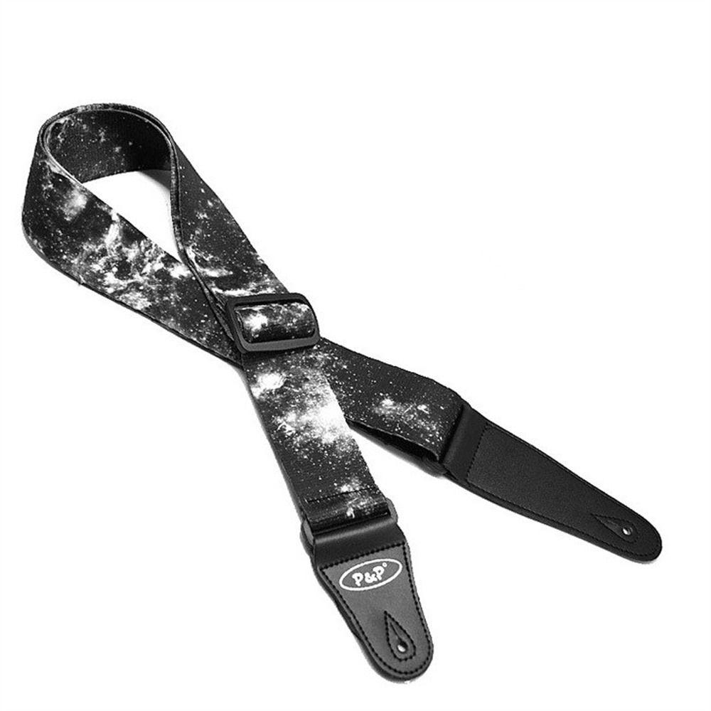 Plaid Pattern Electric Guitar Belt Adjustable Acoustic Guitar Strap Guitar Strap Folk Guitar