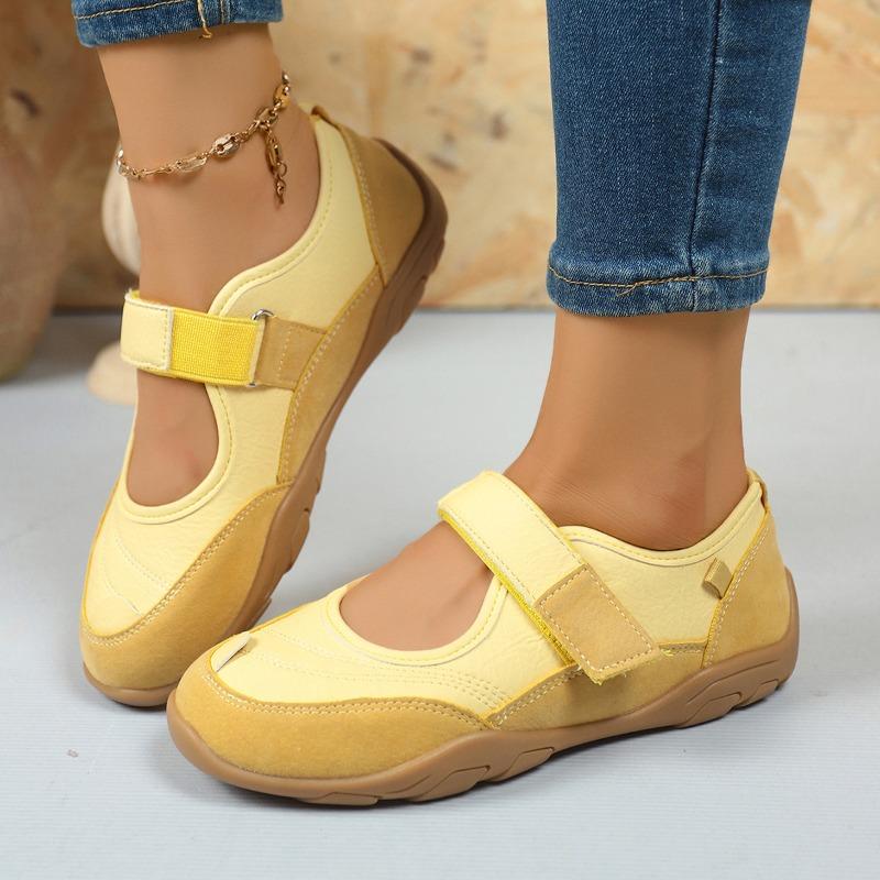 Женские кроссовки широкой полноты, балетки на липучке с низким вырезом, европейская повседневная обувь оптом для женщин