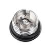 Harley Sportster XL883/1200 Chrome Alloy Push-Style Dual Fuel Tank Cap