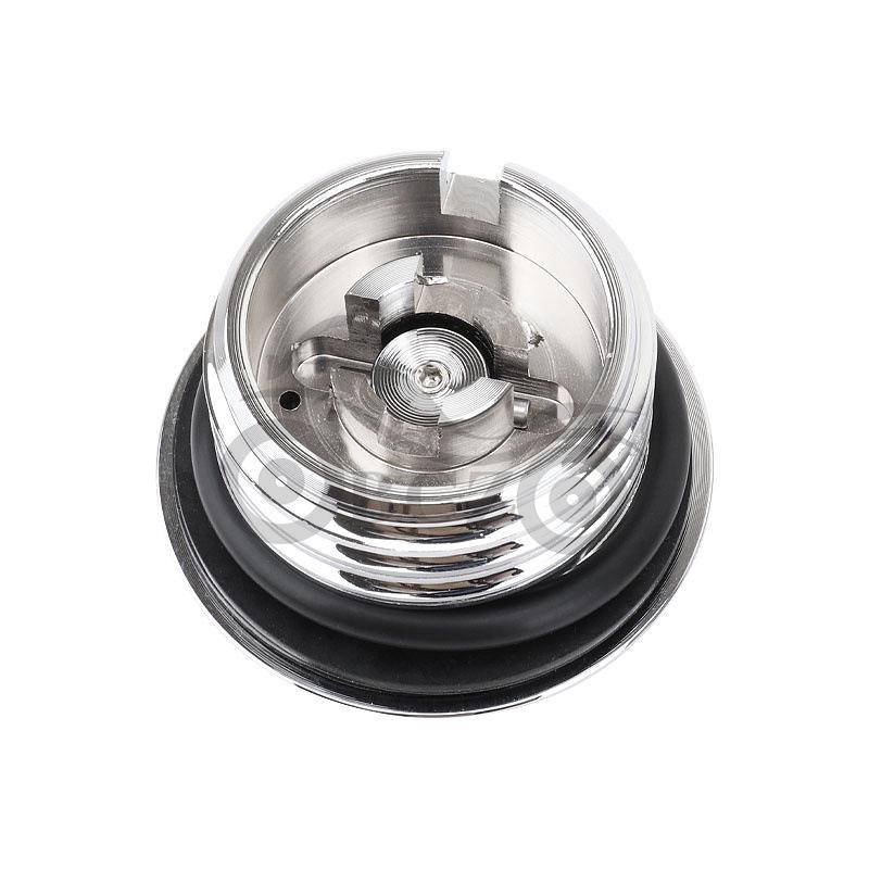 Harley Sportster XL883/1200 Chrome Alloy Push-Style Dual Fuel Tank Cap