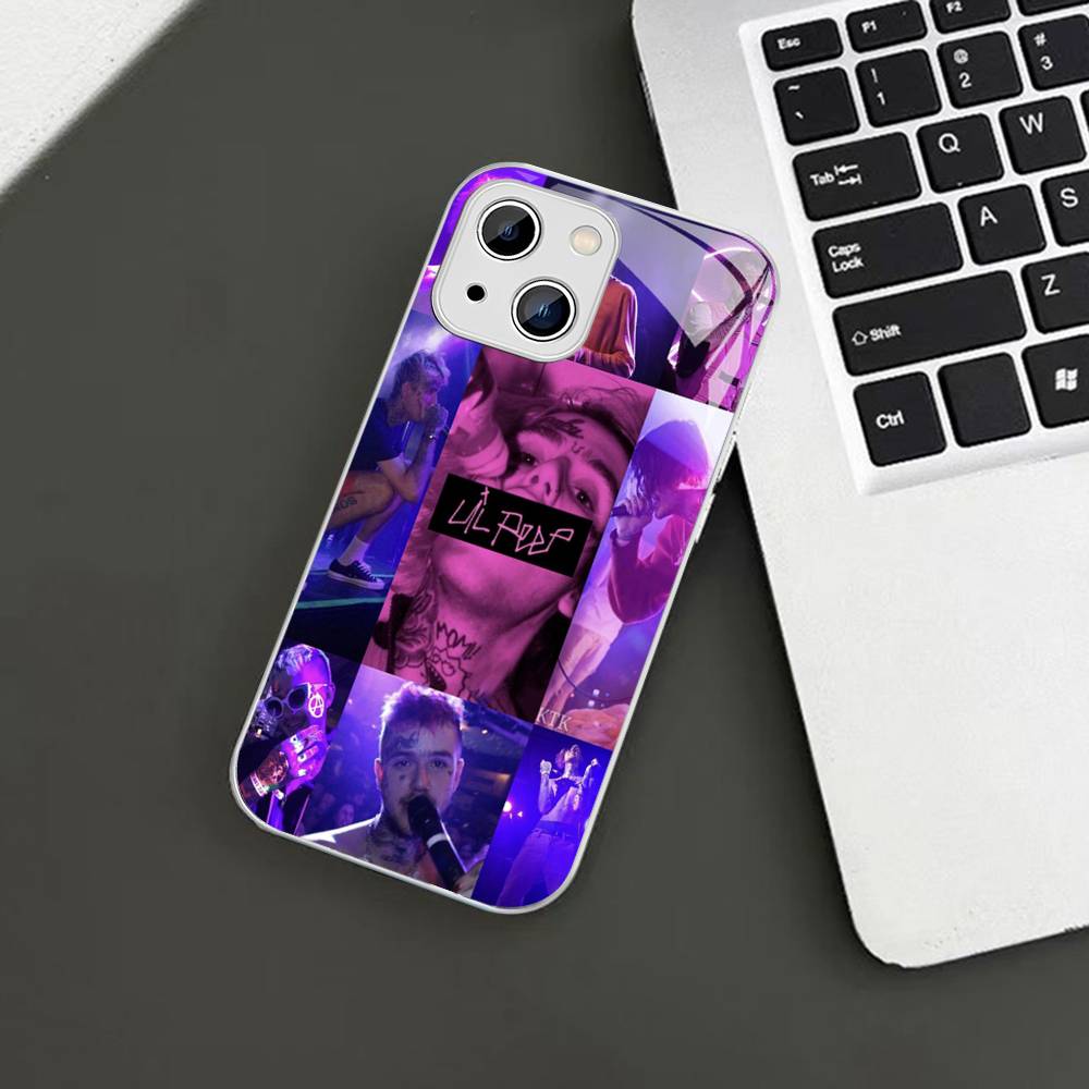 Singer L-Lil P-Peeps Закаленное Стекло Для Iphone 14 13 12 11 Pro Mini XS MAX 14Plus X XS XR Чехлы