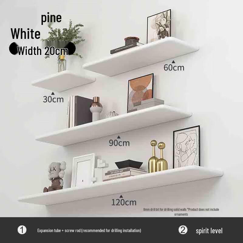 Solid Pine Floating Wall Shelves