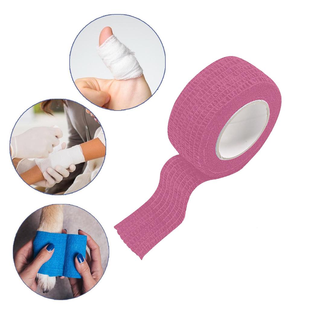 Elastic Bandages Self Adhesive Bandage Non Woven Sports Bandage Tape2.5cm X 4.5m