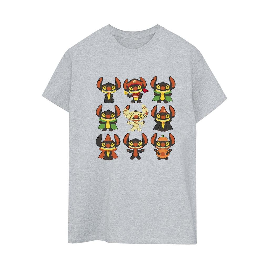 Disney Womens/Ladies Lilo & Stitch Halloween Costumes Cotton Boyfriend T-Shirt