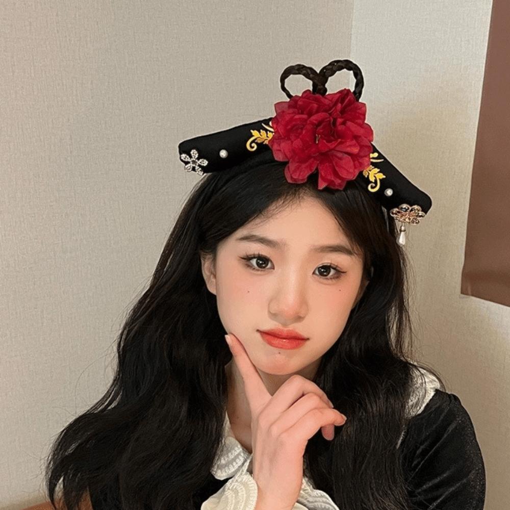 Cloth Hanfu Hair Hoop Pearl Chinese Style Headband Classical Ancient Style Headwear Festival