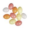 Oeufs en plastique - RAYHER - 6cm ø - Couleur abricot - Décoration de fête - Mixte