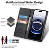For iPhone 7/8/SE/X/XS/XR/11/12/13/14/15/16/17 All series.Wallet Phone Case Multifunctional Stand RFID Protection Fashion Faux Leather