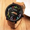 Women's Watches Stylish Fashion Wristwatch Creative Pencil Needle Lady Leather Clock Quartz Men Watch Gift Students Reloj Mujer