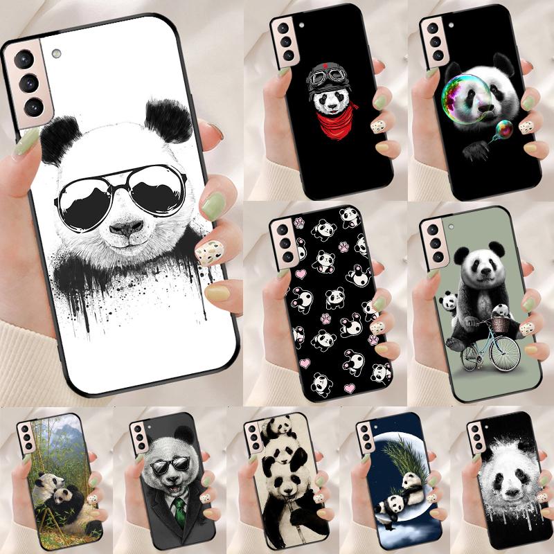 Мультяшный Милый Медведь Панда Чехол Для Samsung Galaxy S25 Ultra S9 S10 S20 S21 FE S22 S23 Plus S24 Ultra Чехол Для Телефона