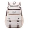 Children's Schoolbag Solid Color Women's Large Capacity Backpack Water-Repellent Backpack Student Backpack