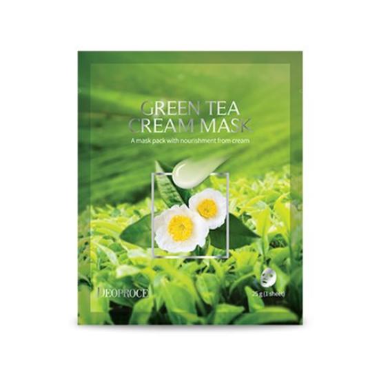Deoproce Крем-маска с зеленым чаем 25 г*5 шт/10 шт/15 шт/20 шт