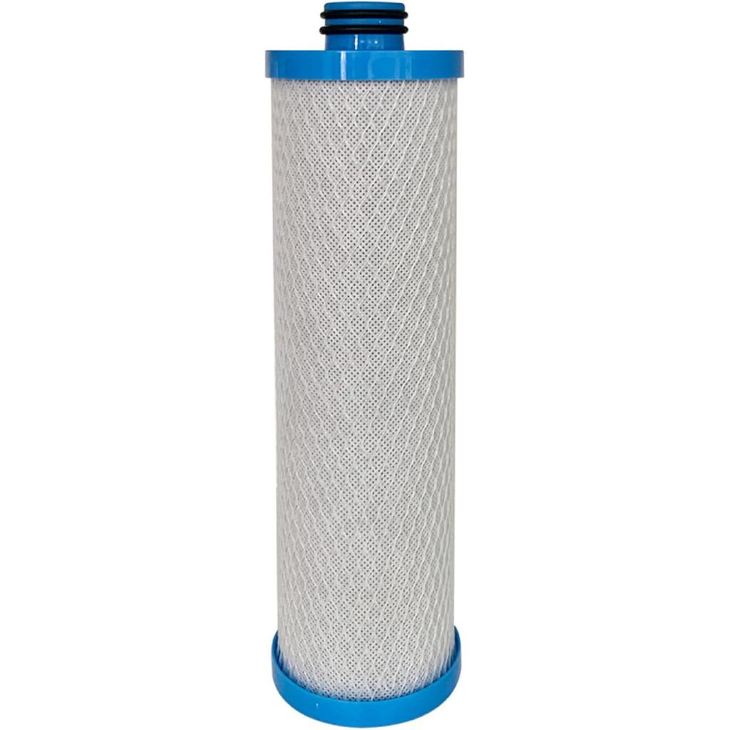 Activated Carbon Block Filters With Double O-Ring Seal Compatible With KW1 Replacement Water Filter For Built-In RV Water Filtration Systems, 1-Pack