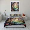Whimsical garden's serene dream. Bedding sets Duvet covers Pillowcases(1* Duvet Cover 2* Pillowcases without duvet insert)