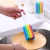 Радужная губка для бутылочек, сосок, щетка для мытья, стаканчик для воды, контейнер для губки, щетка для чистки, скребок с ручкой, принадлежности для уборки