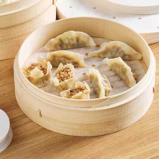 1 комплект, бамбуковая пароварка, 2 слоя, дизайн, пароварка для приготовления еды, пельменей, рыбы, мяса, пароварка для домашней кухни