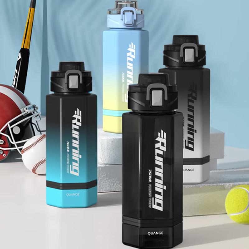 QUANGE Sports Water Bottle with One-Touch Lid