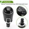 6 Speed Gear Shift Knob For VW Amarok 2011- Plastic Stick Shifter Knob Black