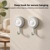 Stick On Wall Hooks 4 Pieces Adhesive 360 Degree Rotating Hanger Home Storage Hanger For Cabin House Nursery Bathroom Lake Yard