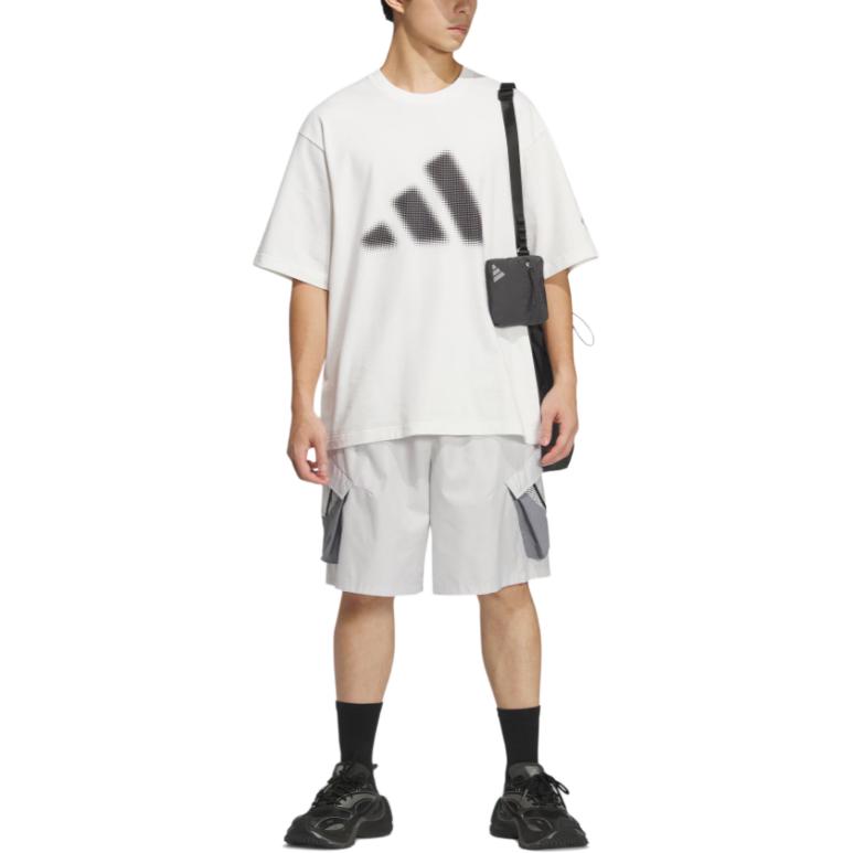 adidas Футболка с коротким рукавом Fos Ss25, круглый вырез, спортивная повседневная, мужские топы KF0677