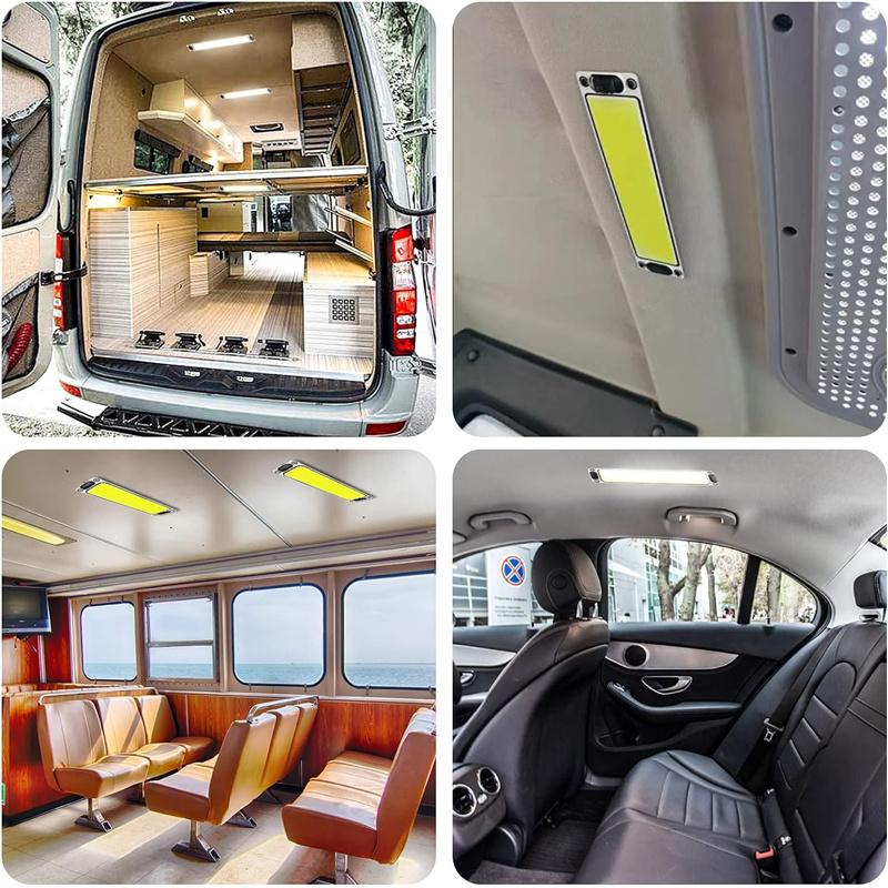 12-24 В автомобильное внутреннее освещение светодиодная полоса для чтения ночник лампа для внутреннего освещения с выключателем для фургона, грузовика