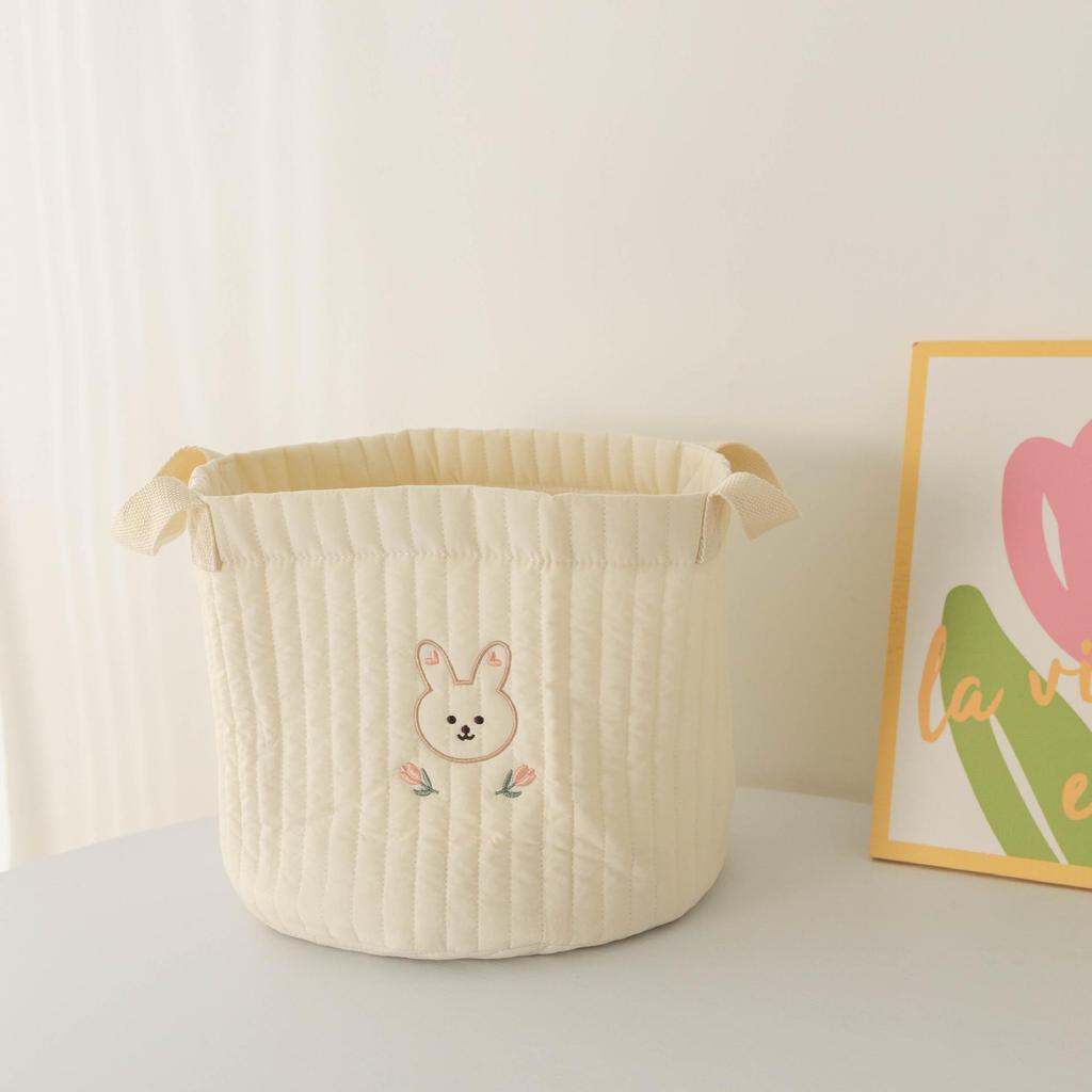 Multi-Purpose Baby Diaper and Toy Organizer Basket