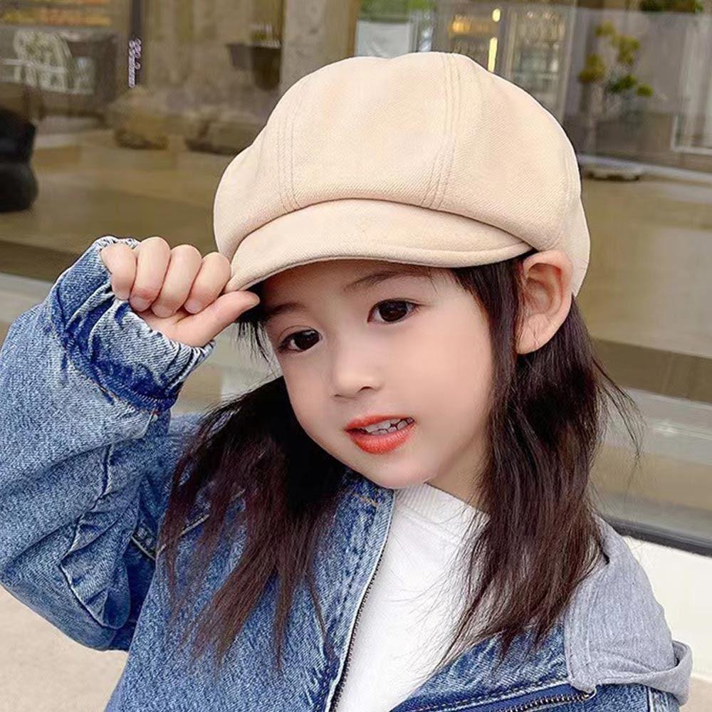 Soft Baby Beret Hat Warm Painter Hat Vintage Kids Berets Boys Girls