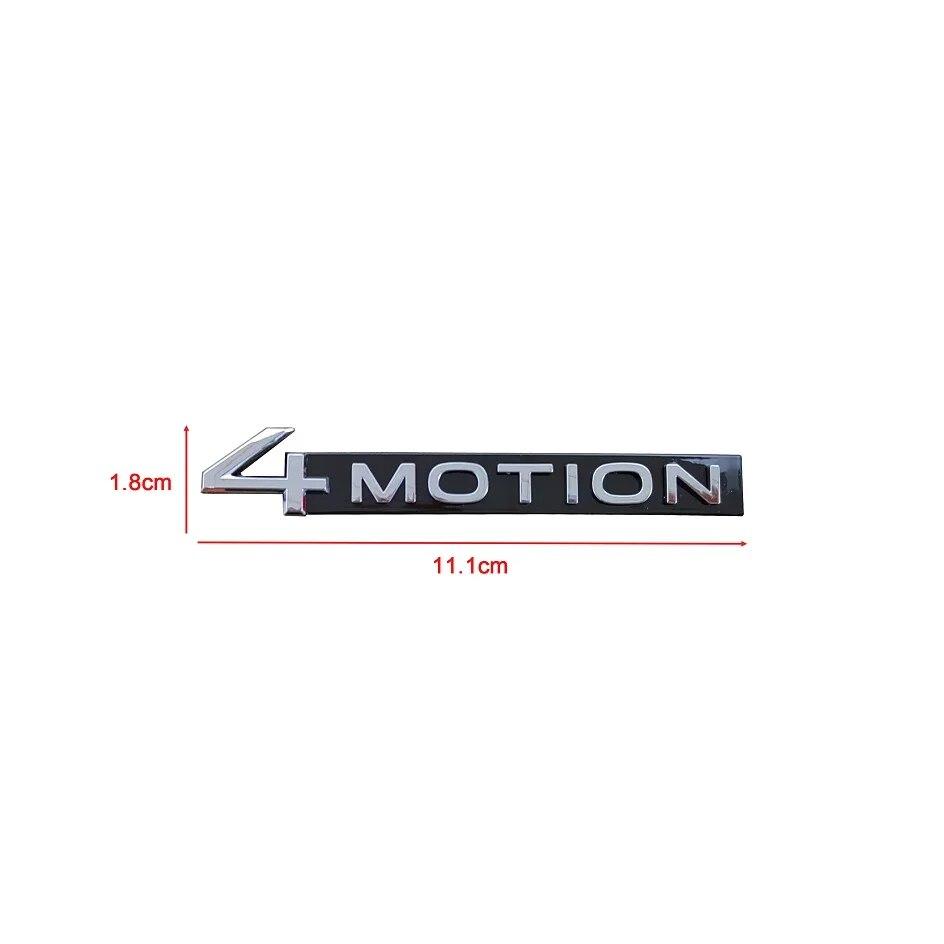Стайлинг автомобиля 4Motion 3D задний багажник крыло ABS хром цинковый сплав эмблема значок наклейка для Volkswagen Tiguan Touareg Tayron