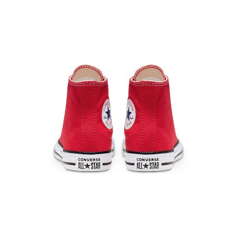 Converse Кеды Chuck Taylor All Star High top Детские Канвасовые Красные Для Детей Возрастом 3 7 Лет 3J232C