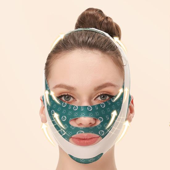 Тонкий пояс для лица, эластичный, высокоэластичный, хорошо фиксирующий, лента для подтяжки лица, удаляющий двойной подбородок, регулируемый бандаж для удаления морщин