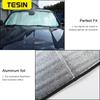 Солнцезащитные козырьки на лобовое стекло TESIN для Dodge RAM 1500 2018+ Аксессуары для солнцезащитных козырьков на лобовое стекло автомобиля для Dodge RAM 1500 2018