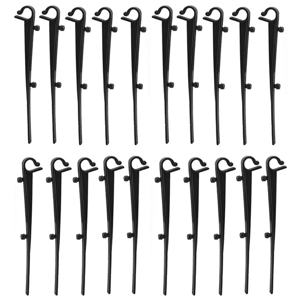 Зажим для желоба 20 шт. Черный плоские кровельные желоба сохраняют чистоту, изготовлены из пластика