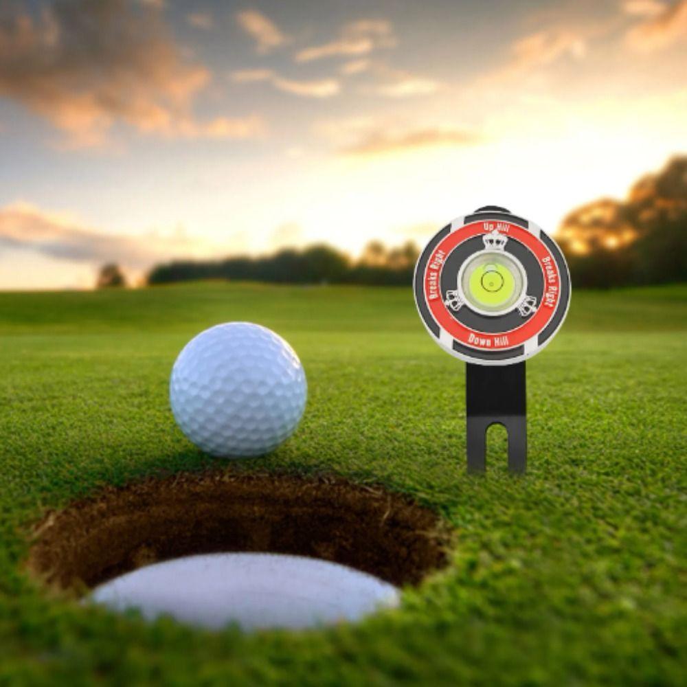 Metal Golf Hat Clip Marker Two-sided Golf Ball Marker Training Aids Golf Green Reader Boys
