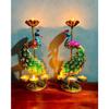 Elegant Metal Peacock Candle Holder - Perfect Home Decoration Diwali, Intricate Design Tealight Candle Holders for Home