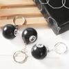 Creative Billiard Pool Keychain Table Ball Key Ring Lucky Black No.8 Key Chain 32Mm Resin Ball Jewelry Gift
