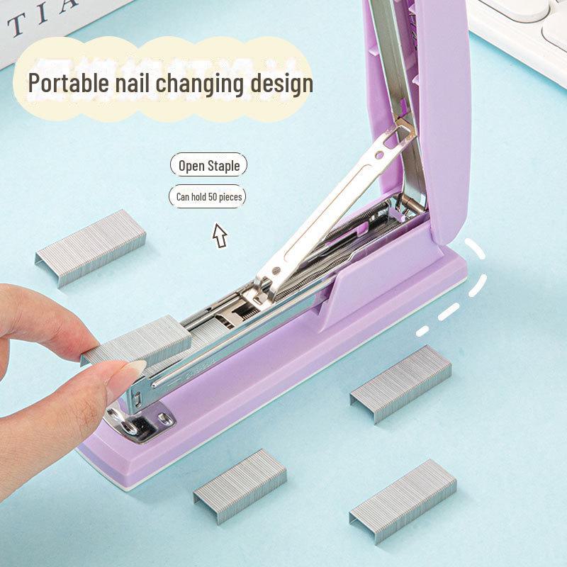 Lidemei Макарон Среднеразмерный Экономящий Усилия Степлеры для Офиса и Учебы