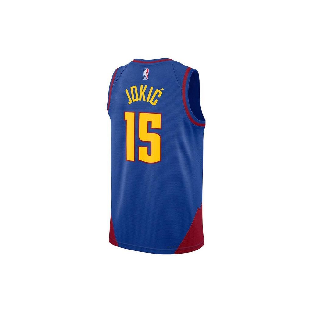 Nike Баскетбольная майка Swingman Dri FIT Денвер Наггетс Унисекс Синяя DO9524-496