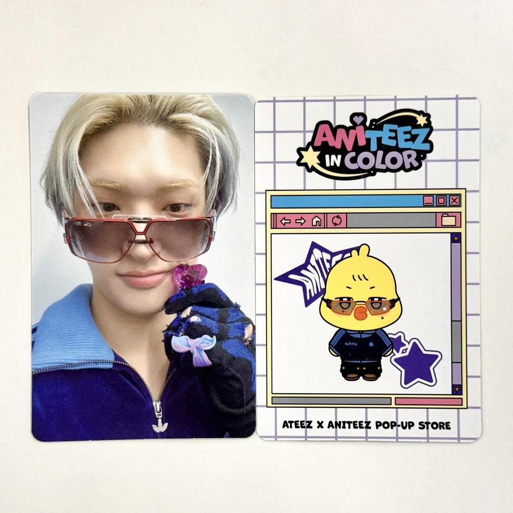 ATEEZ X ANITEEZ в COLOR POP-UP Магазине Специальная Фотокарточка версия 2