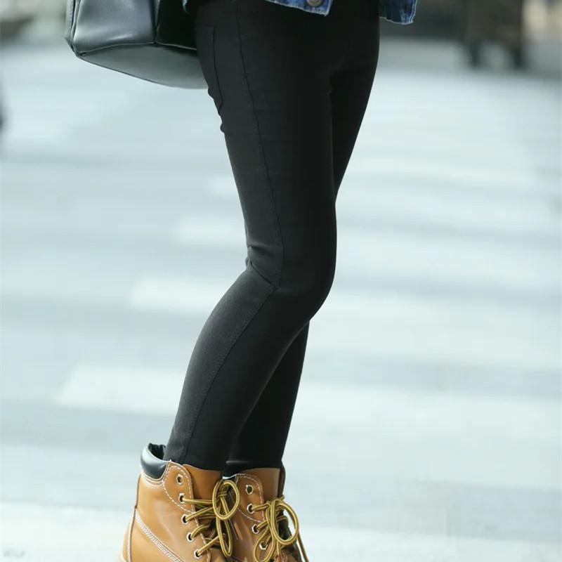 Детские эластичные прямые узкие брюки-карандаш для девочек на весну и осень