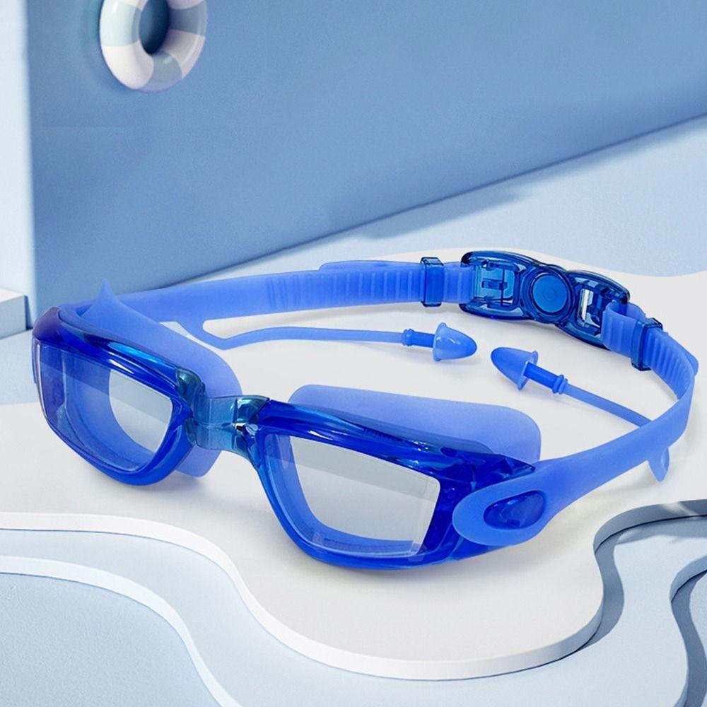 Водонепроницаемые противотуманные очки для дайвинга с затычками для ушей, очки для плавания, принадлежности для плавания на открытом воздухе