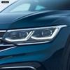 Car Headlight Protective Tint Film Smoke Black Transparent TPU Sticker For Volkswagen VW Tiguan R Line Facelift