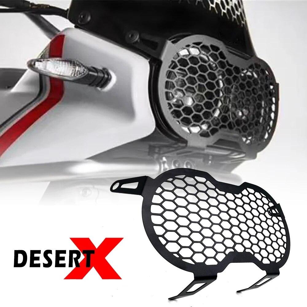 Для Ducati Desert X 2022 DESERT X 2023 Мотоцикл Алюминиевая защита фар Защитная крышка Защитная решетка для фар Guardian