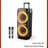 Портативная party-колонка W-King T12 с караоке и RGB-подсветкой, штекер CN (адаптер в комплекте) (Китайская версия)