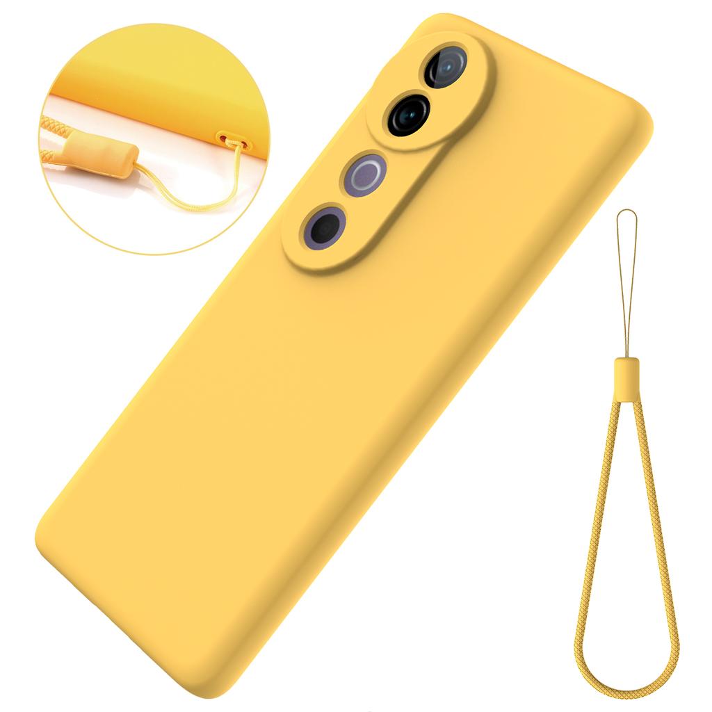 For vivo V40 5G/S19 Pro 5G Case Liquid Silicone Mobile Phone Cover with Strap