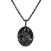 Obsidian Roar Amulet Necklace for Men Wolf's