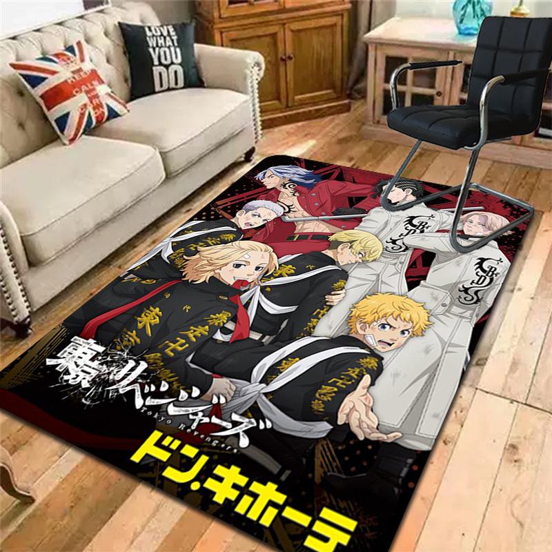 Tokyo Revengers Rug Floor Mat for Living Room or Bedroom Soft and Comfortable Carpet a Gift for Birthday and Holiday.DFF0925043