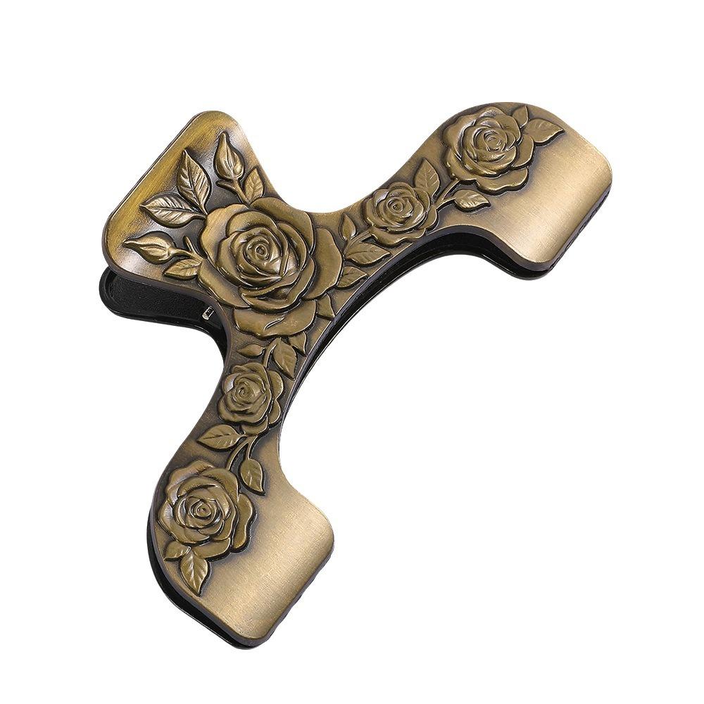 Zinc Zinc Zinc Alloy Reading Page Spreader Exquisite Embossed Reading Aid Fixed Book Holder Book Lovers