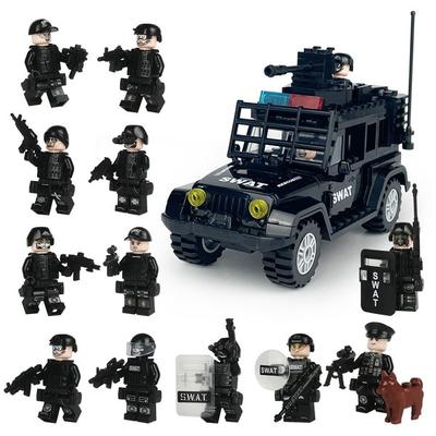 Мини-фигурки Yogo Block Серия «Военные» Совместимые с Lego Спецназ Мобильная группа