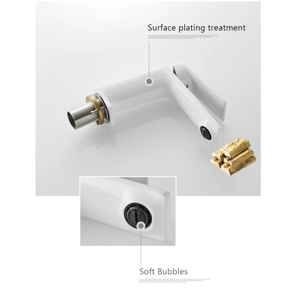 G1/2 Basin Faucet Bathroom Torneira Para Banheiro Chrome Faucet Basin Taps Deck Mounted Grifo Lavabo Hot Cold Mixer Tap